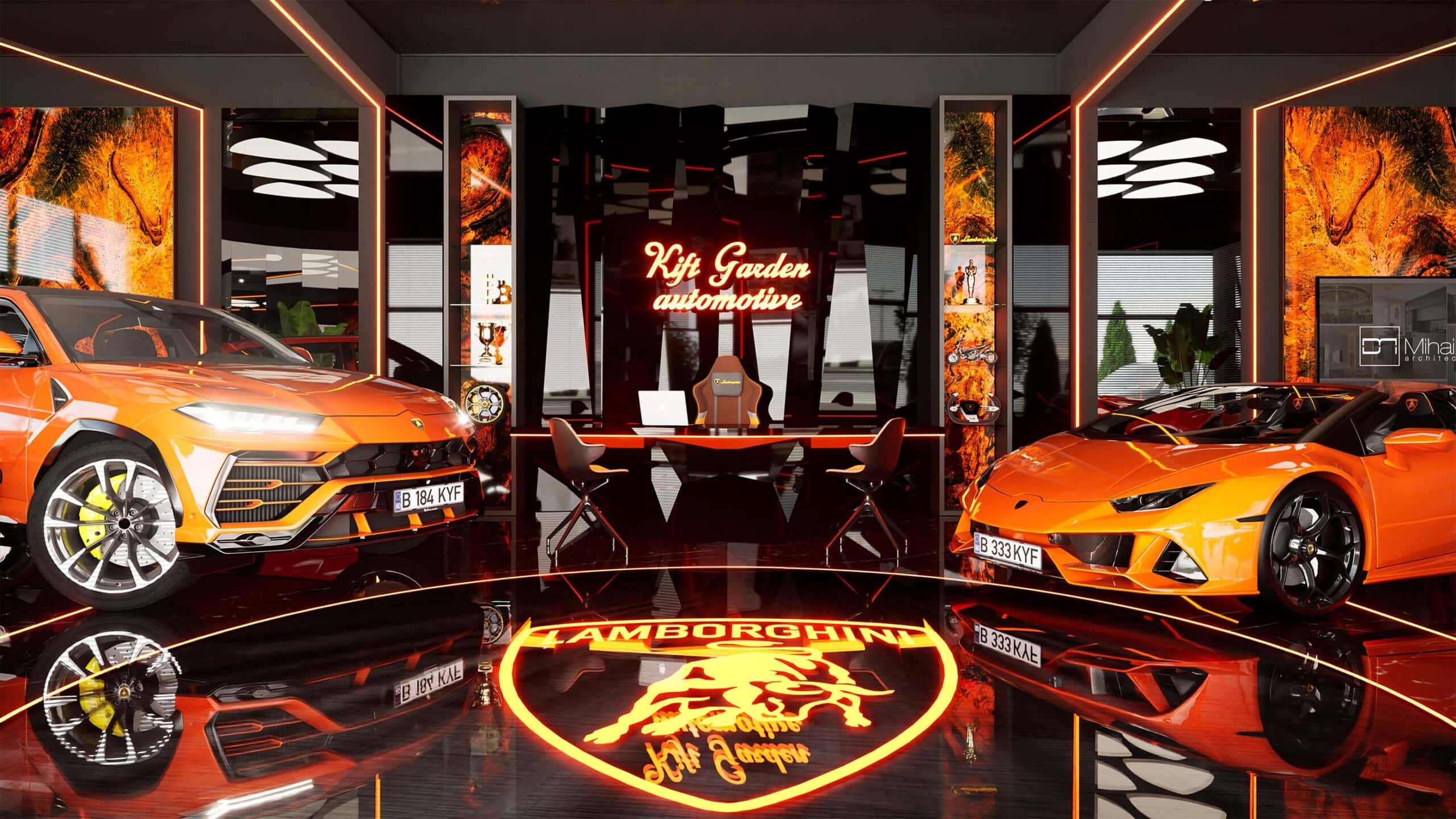 cover_lamborghini_huracan_urus_garage_showroom_kift_garden_design_mihai_dobre